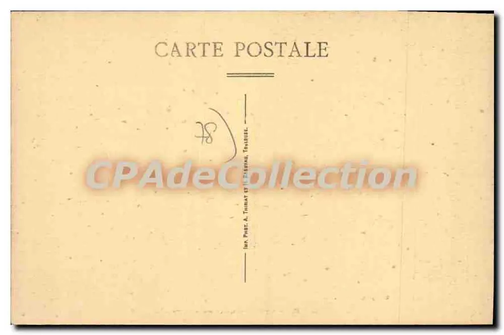 Rambouillet — Forststraße der Nationalen Farm — Edition de l'Indépendant - Rückseite