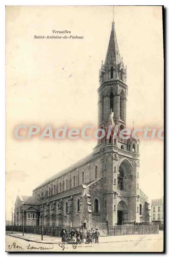 Versailles - Igreja de São Antônio de Padova — A. Bourdier, imp.-edit., Versailles - Frente