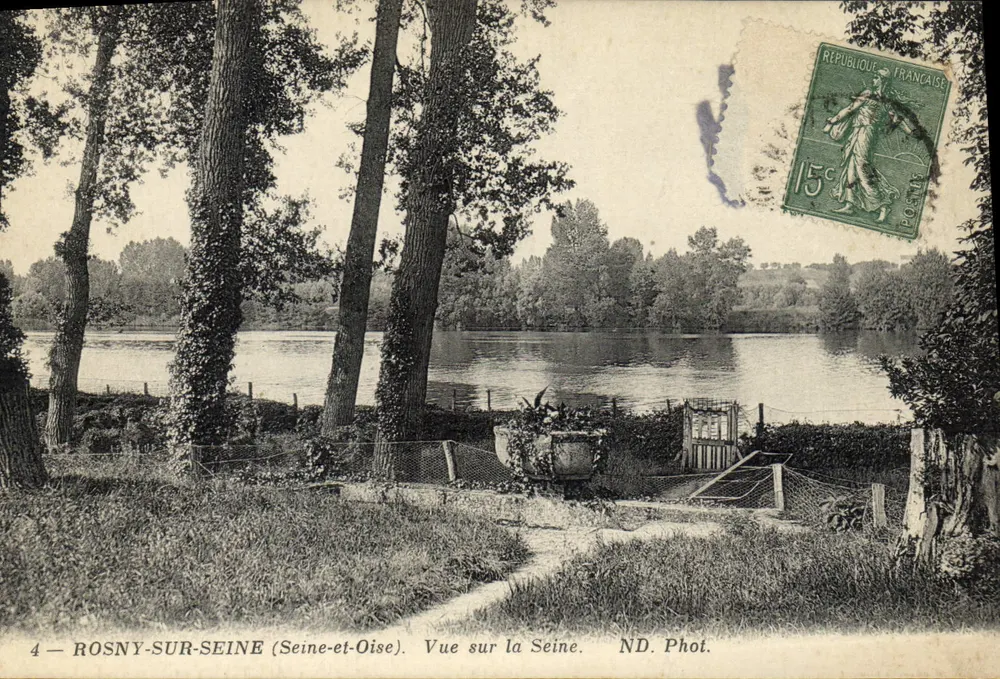 Rosny-sur-Seine (Seine-et-Oise) — Ansicht der Seine — ND. Phot. - Vorderseite