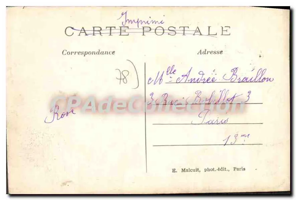 St-RÉMY-les-CHEVREUSE — Algemene uitzicht — E. M. - Achterkant
