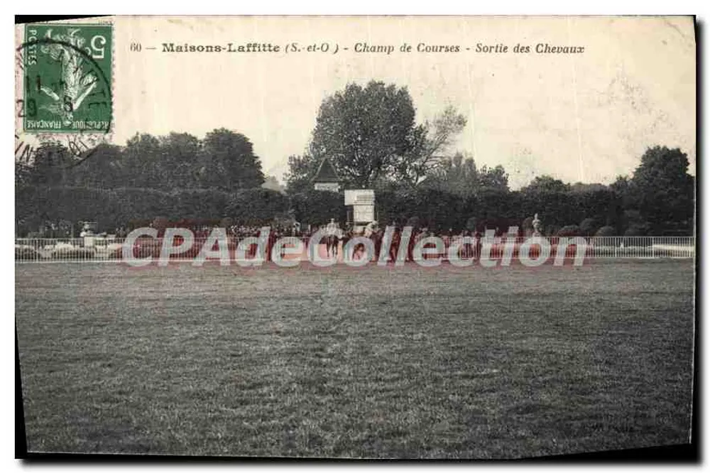 Maison-Laffitte (S.-et-O) - Campo de Corridas - Saída dos Cavaleiros - Frente
