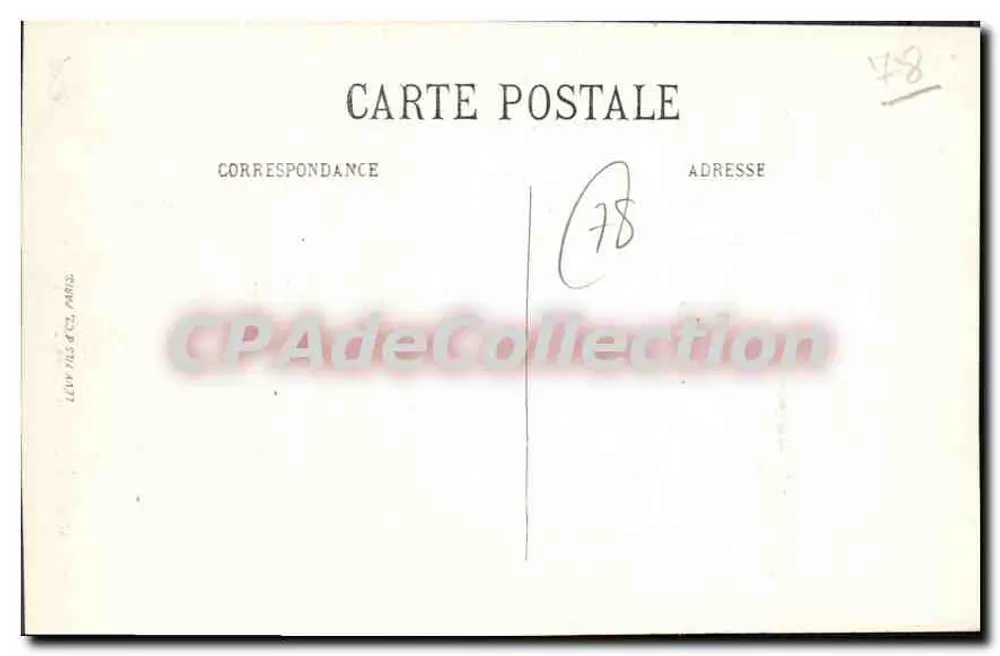Mantes-la-Jolie — Porta dos Padres — LL. Restos dos muros — Antiga porta da cidade dando acesso ao quai dos Cordeliers - Verso