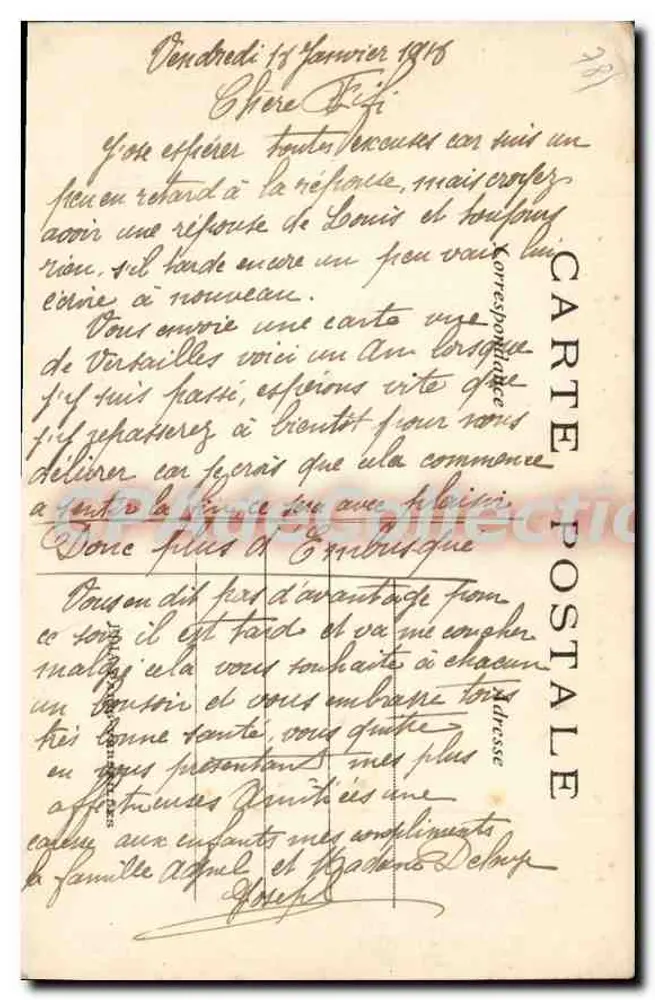 Park von Versailles — Der Bassin von Latone und die Parterres — CPACollection n°426 - Rückseite