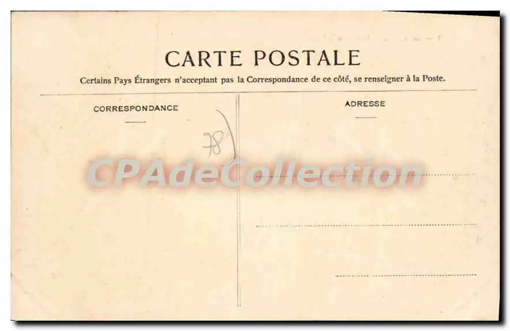 Versailles - Urząd Miasta — wydawca Édouard Roux, n°4 - Rewers