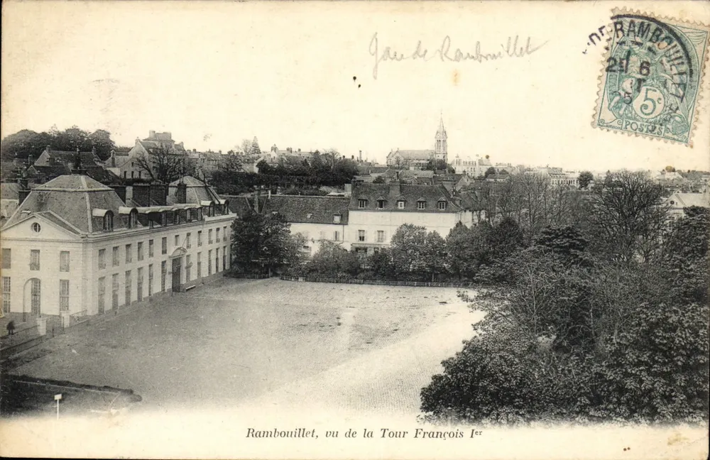 Rambouillet, gesehen von der Tour François 1er — A. Bourdier, Verlag, Versailles - Vorderseite