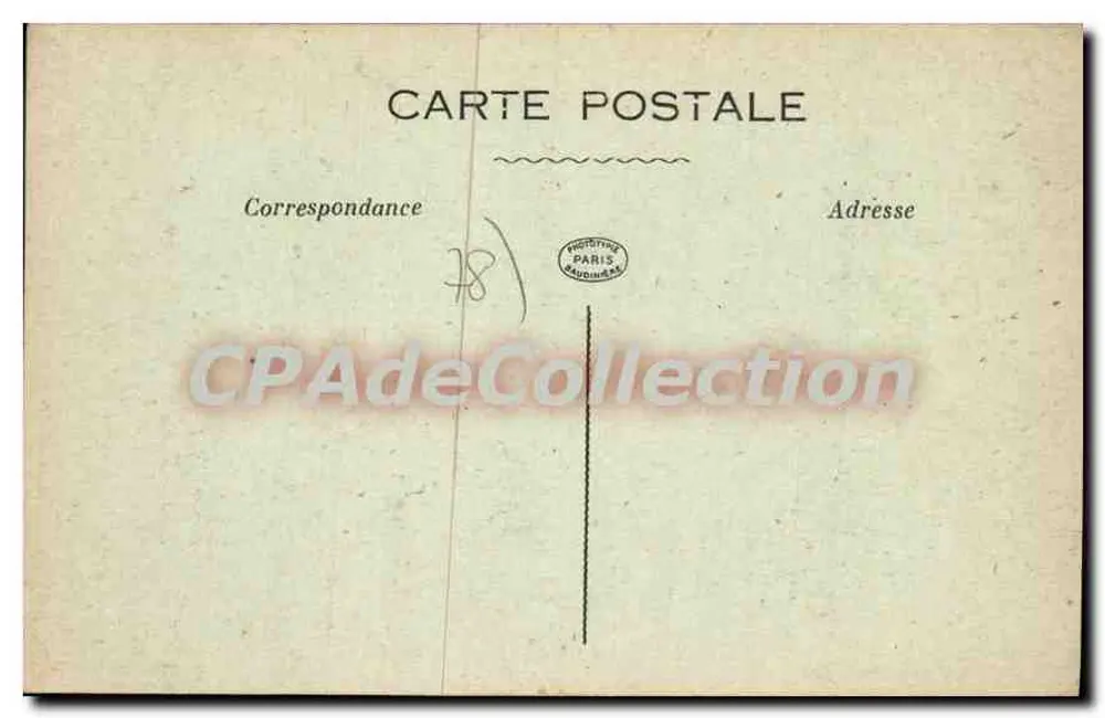 MANTES — Panoramische weergave — Ed. Claudin, n°24 - Achterkant