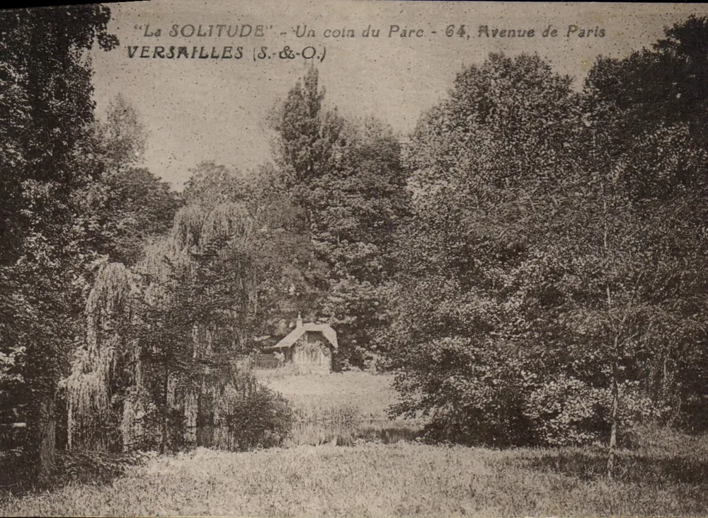 La Solitude — Ein Eckbereich des Parks — 64, Avenue de Paris — Versailles (S. & O.) - Vorderseite