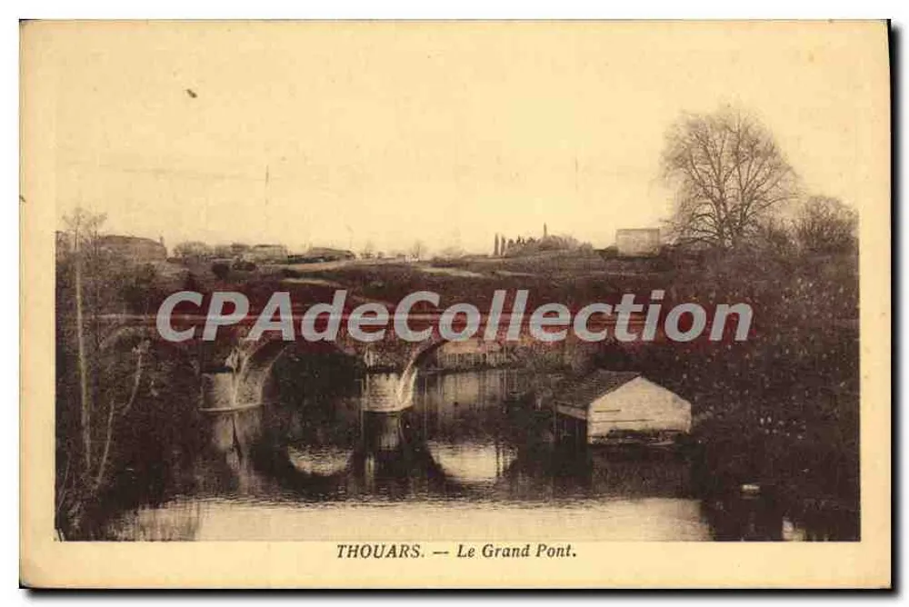 Thouars — O Grande Pont — CPAdéCollection - Frente