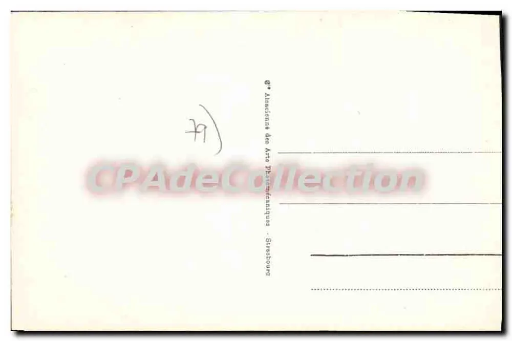 Niort - Altes Rathaus — unbekannter Verlag, Nr. 12 - Rückseite