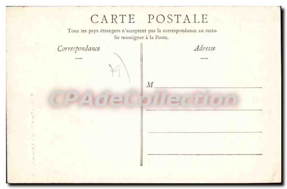 Niort — Ponte Main e Igreja de São Etienne — J. Lormeaux, Niort - Verso