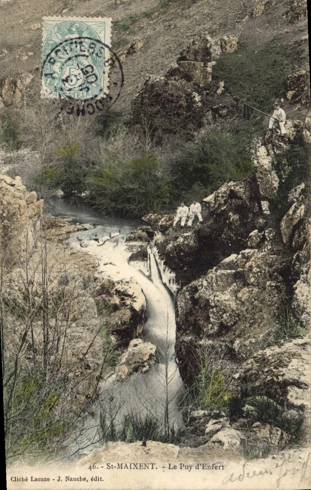 St-MAIXENT - Le Puy d'Enfert — J. Nauche, edit. n°46 - Frente