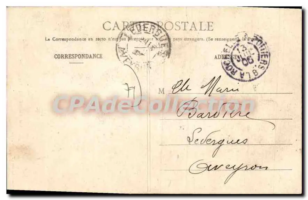 St-MAIXENT - Le Puy d'Enfert — J. Nauche, edit. n°46 - Verso