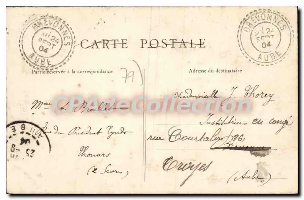 Niort — Torre de defesa e vista da Sèvre — A. Brilleau - Verso