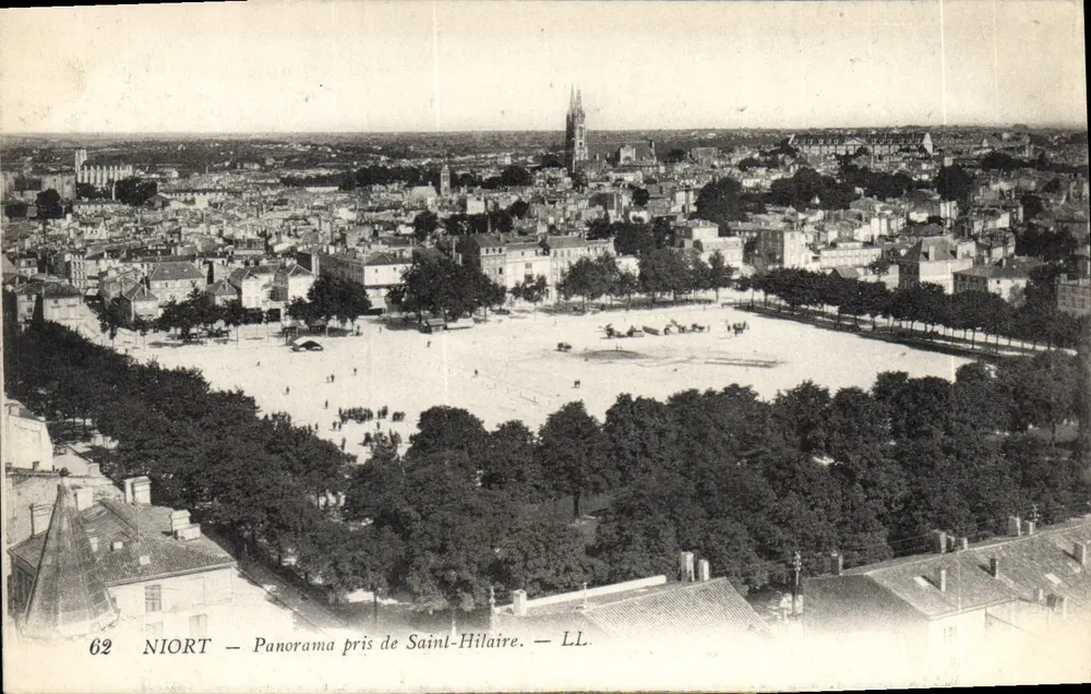 Niort — Panorama tirado de Saint-Hilaire — LL - Frente