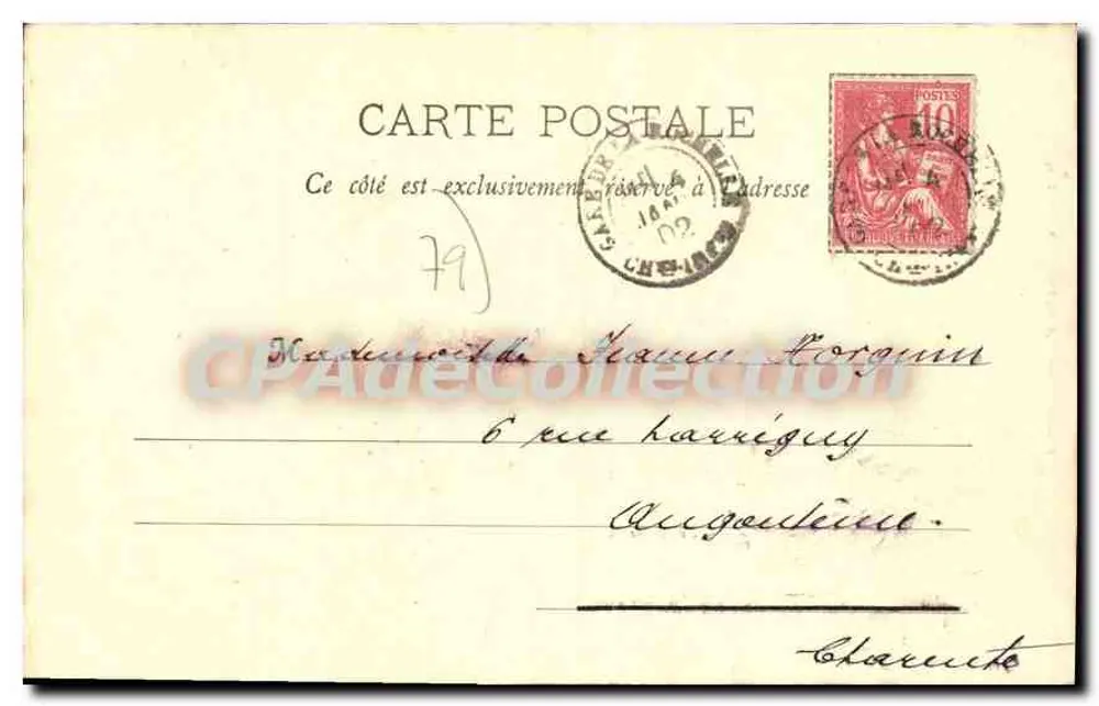 O Donjon em Niort — Agência de Jornais, 34, rue Ricard — N. 902 - Verso