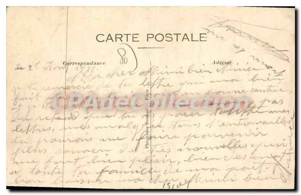 Montdidier (Somme) — Estátua de Parmentier — Livraria Gigau - Verso