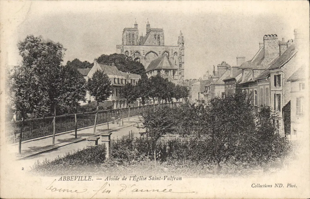 Abbeville — Ábside de la Iglesia de San Vulfrano — Colecciones ND. Fot. - Anverso