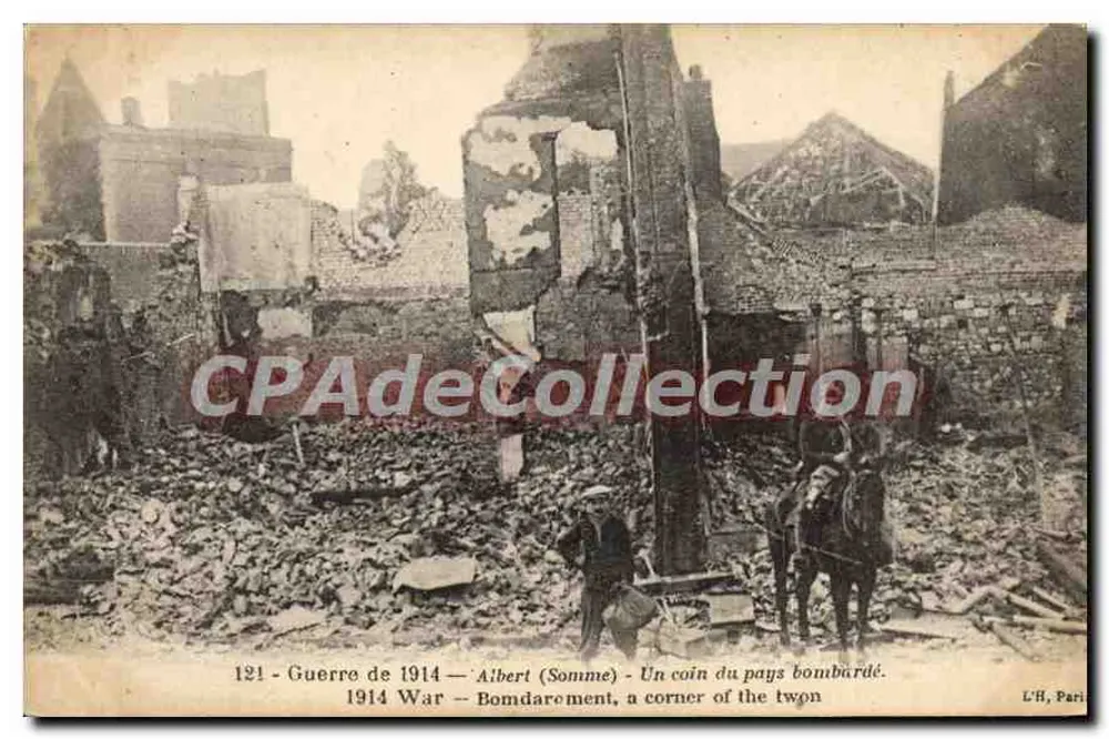 Albert (Somme) — Ein Stück des zerstörten Landes — L'H, Paris - Vorderseite