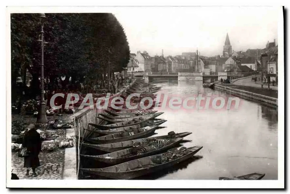 O Mercado sobre a água — Amiens (Somme) — G. Réant, editor - Frente