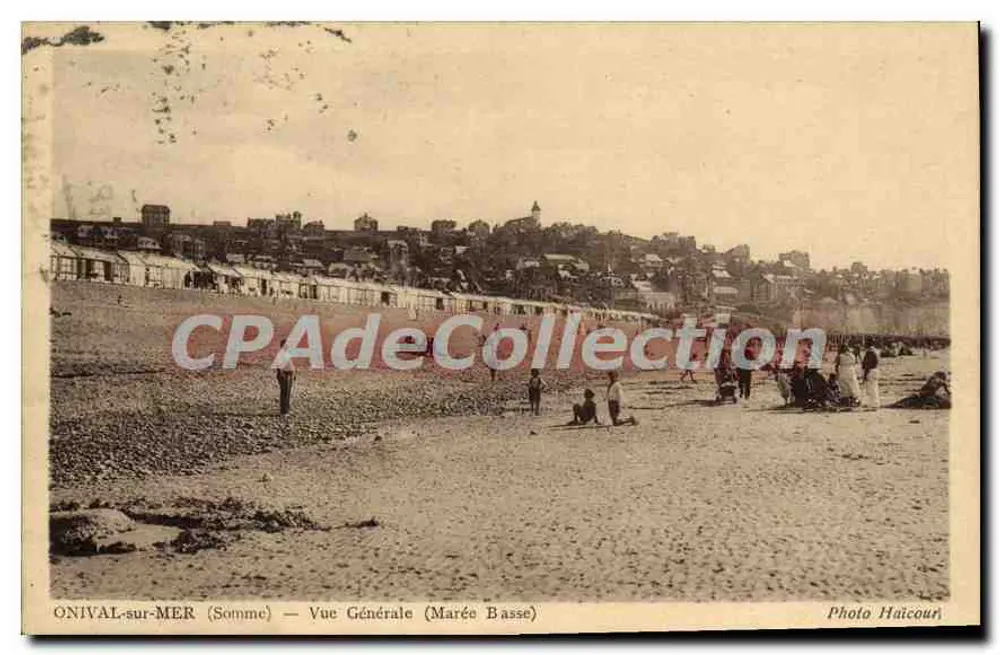 ONIVAL-sur-MER (Somme) — Vista Geral (Maré Baixa) — Foto Haicour - Frente