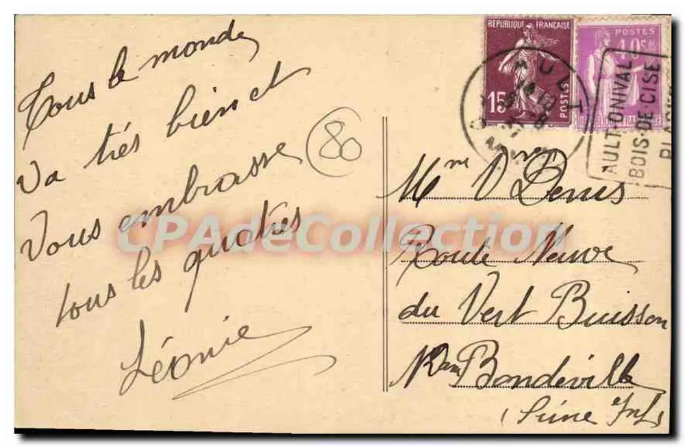 ONIVAL-sur-MER (Somme) — Vista Geral (Maré Baixa) — Foto Haicour - Verso