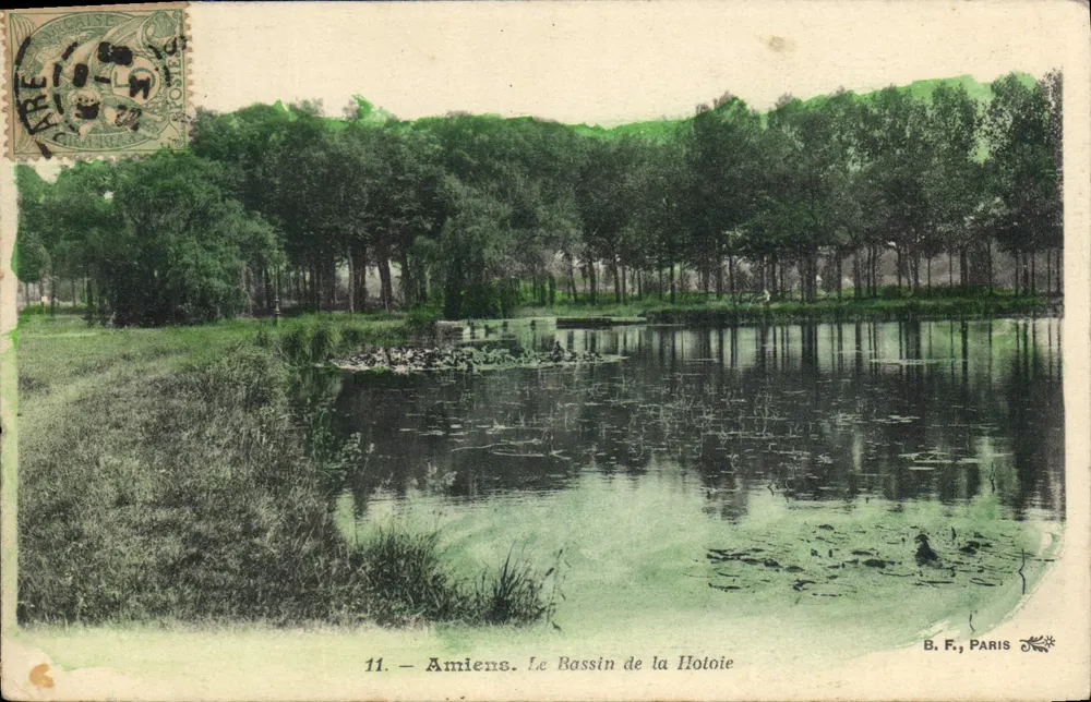 Amiens. Der Holoie-See — B. F., PARIS, Nr. 11 - Vorderseite