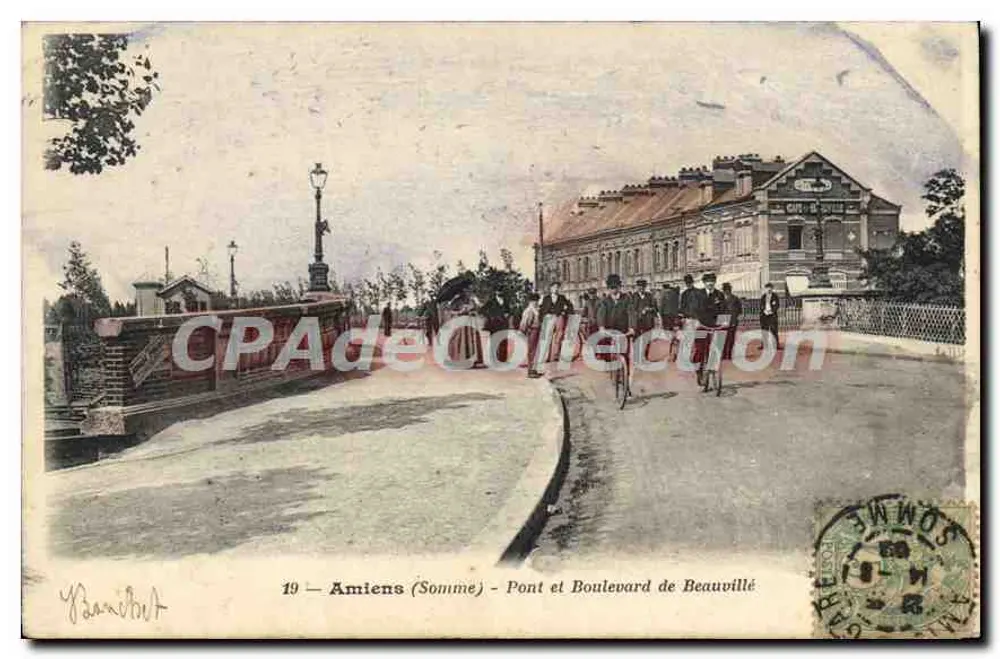 Amiens (Somme) - Brücke und Boulevard de Beauville — Benibut, Nr. 19 - Vorderseite