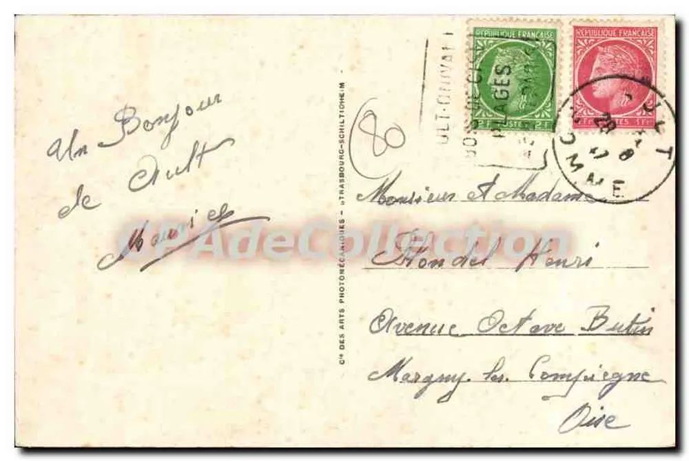 AULT - A praia — 180 — CPH - Verso