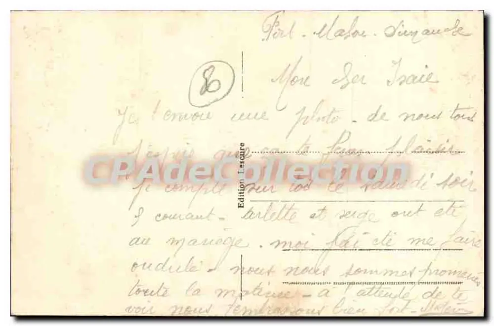 Fort-Mahon-Plage - A Praia e os Chalets — Cl. Parisien'Photo - Verso