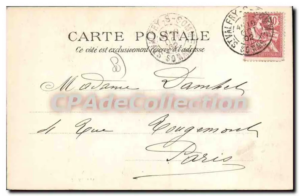 Saint-Valéry-sur-Somme — Turm und Porte Guillaume oder d'Eu — Verlag F.A. 5028 - Rückseite