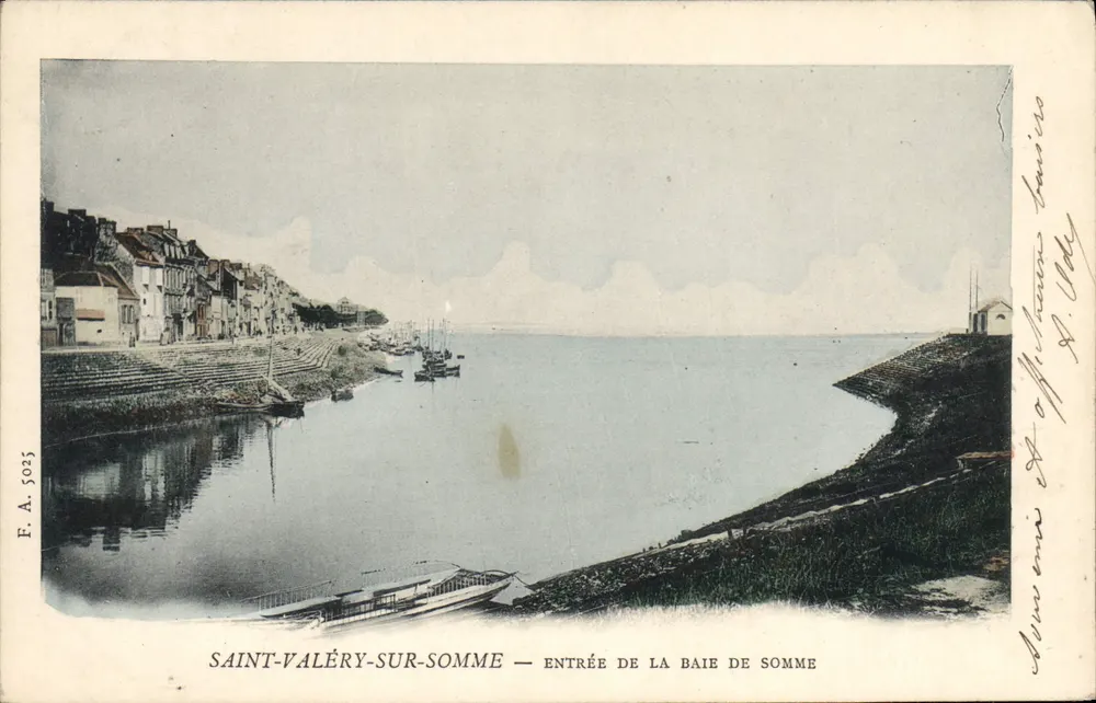 Saint-Valéry-sur-Somme — Eingang zur Bucht von Somme — F.A. 5025 - Vorderseite