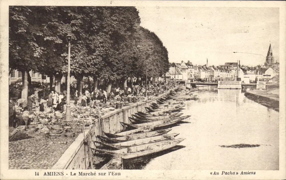 Amiens - O Mercado sobre a Água — «Au Pacha» Amiens, n°14 - Frente