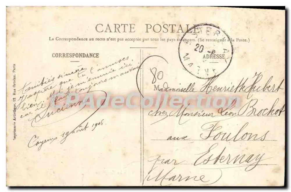 CAYEUX-sur-MER (Somme) — Le Brighton — Editor: CAYEUX-sur-MER (Somme) — número de série não visível - Verso