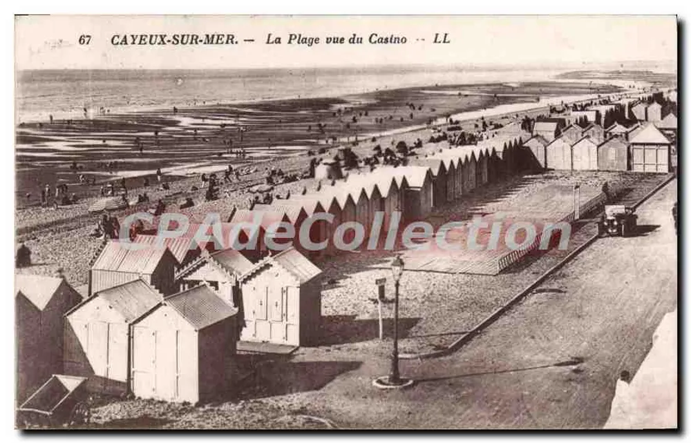 CAYEUX-SUR-MER — Die Strandansicht vom Casino aus — LL - Vorderseite