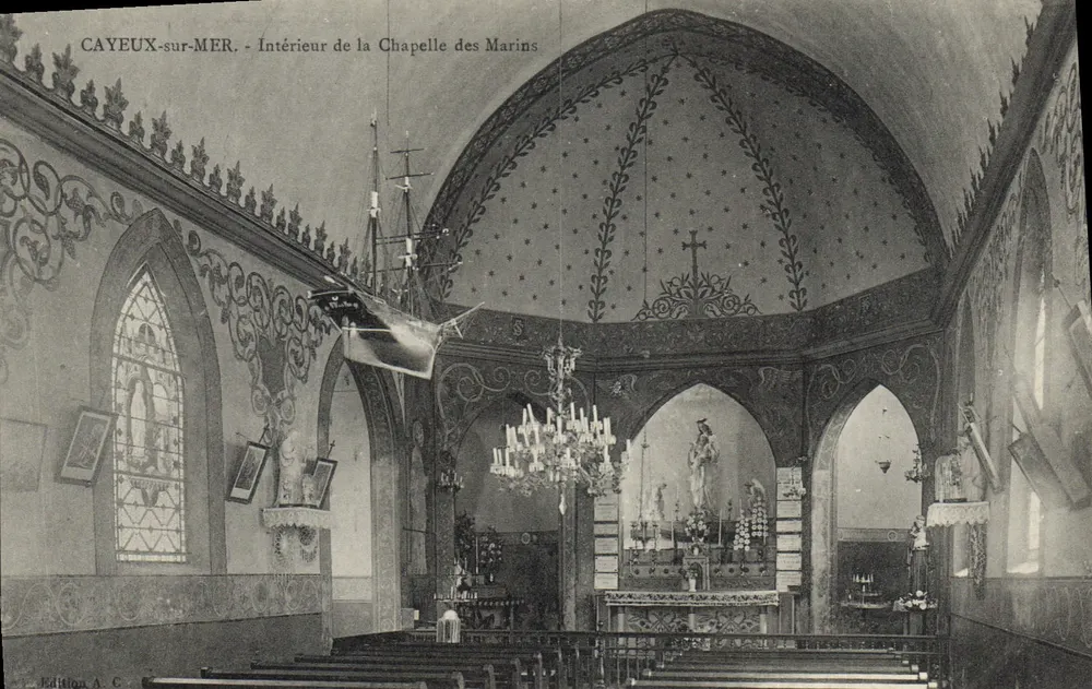 CAYEUX-sur-MER — Innenraum der Kapelle der Seefahrer — Ausgabe A. C. - Vorderseite