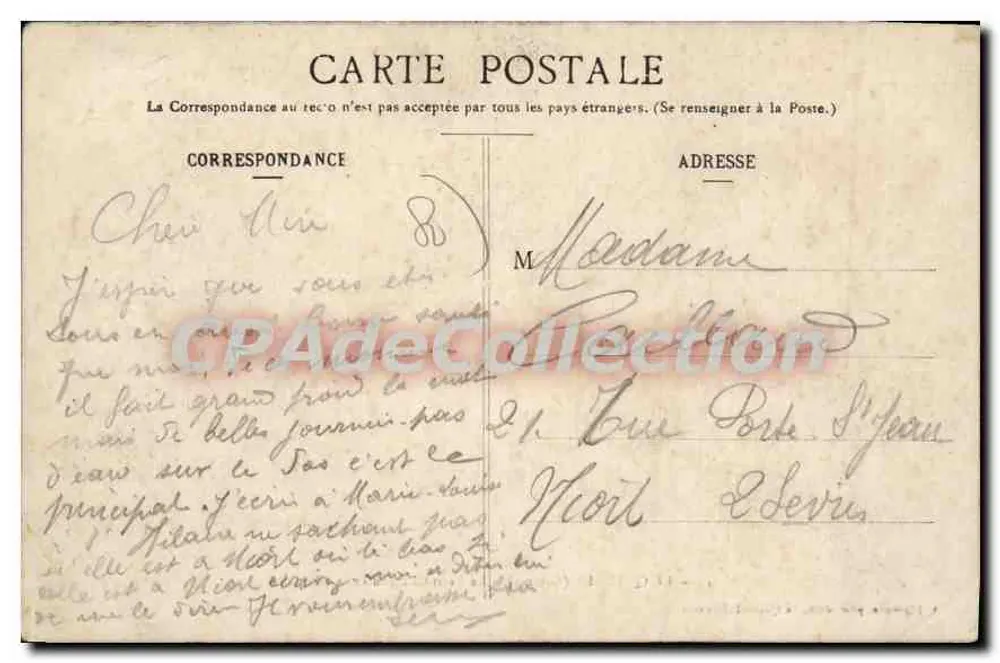 Le Quesnel (Somme) — Das kleine Schloss und seine Kapelle — A. Bigorgne, Fotograf-Verlag, Le Quesnel (Somme) - Rückseite