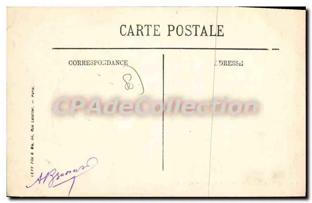 Abbeville — La Rue St-Vulfran — LL. — N° 96 - Verso