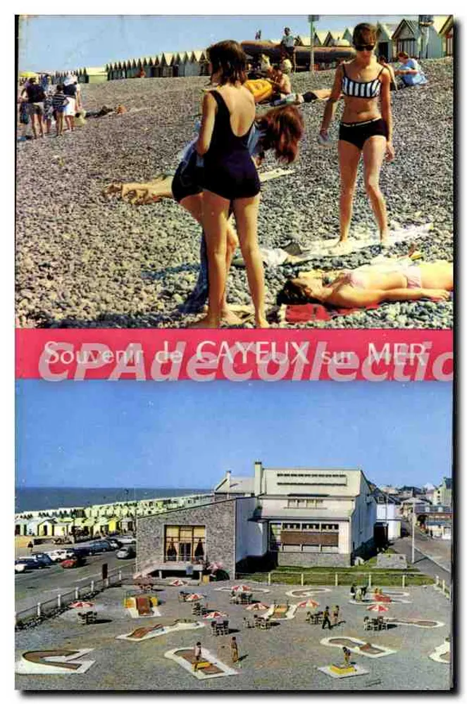CAYEUX SUR MER — praia e estação climática — reprodução proibida - Frente