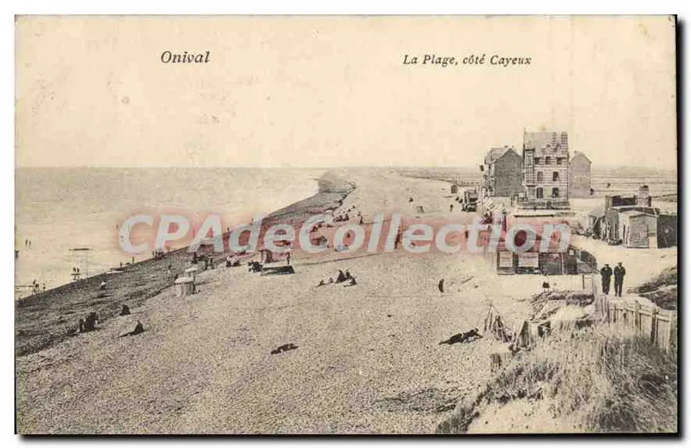 Onival — De Strand, kant Cayeux — Onbekende uitgever - Voorkant