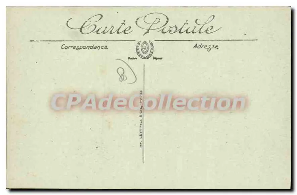 Le Crotoy — La Playa y las Villas — Edición especial a la Ménagère, Selecta - Reverso