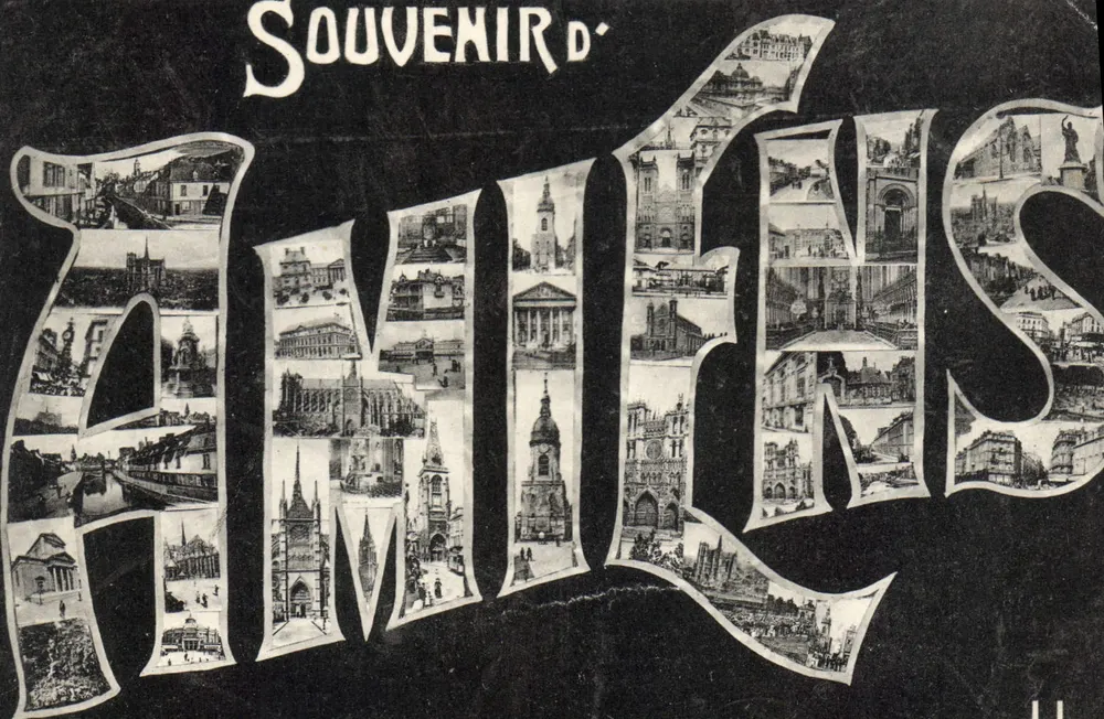 Lembrança de Amiens — editor não identificado, número de série não visível - Frente