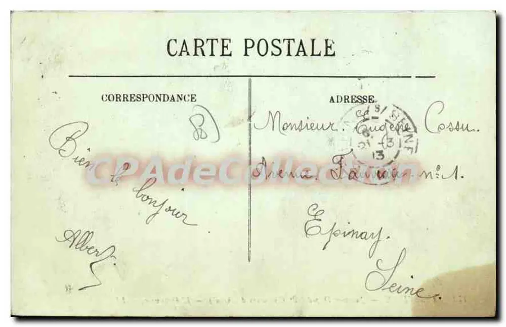Abbeville — Quartier Dupré (19. Leichte Kavallerie) — Das Wasserloch — LL. - Rückseite