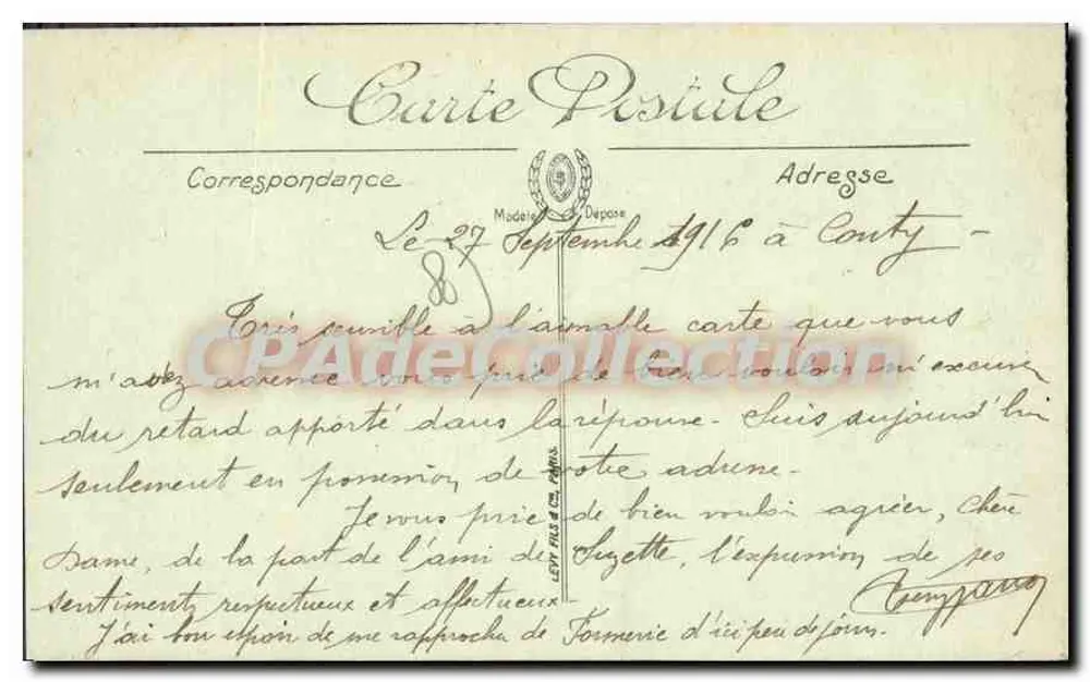 Amiens — As margens do rio Somme — LL. — n°88 - Verso