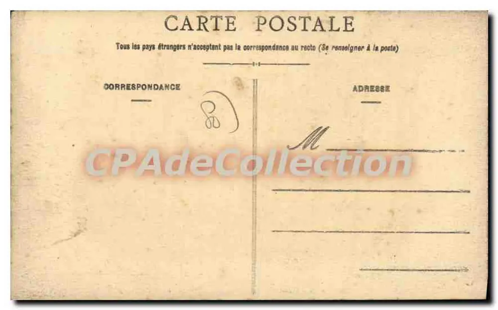 Albert (Somme) - Rue Victor Hugo — Grand Hôtel de la Paix — editor Albar, n°11 - Verso