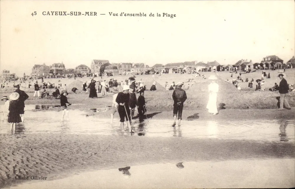 CAYEUX-SUR-MER — Vista geral da Praia — Ollivier - Frente