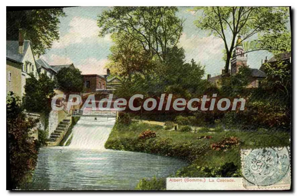 Albert (Somme) — A Cascata — Papeterie G. Ridel & Albert - Frente