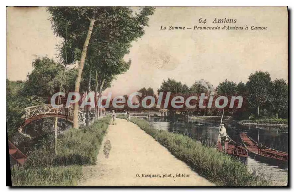 A Somme — Promenade de Amiens a Camon — O. Hacquart, fot. editora - Frente