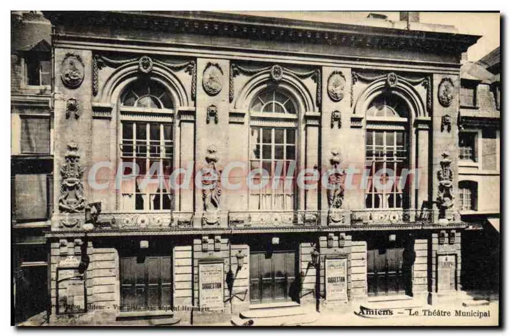 Amiens - O Teatro Municipal — editor Verrou, número de série não visível - Frente