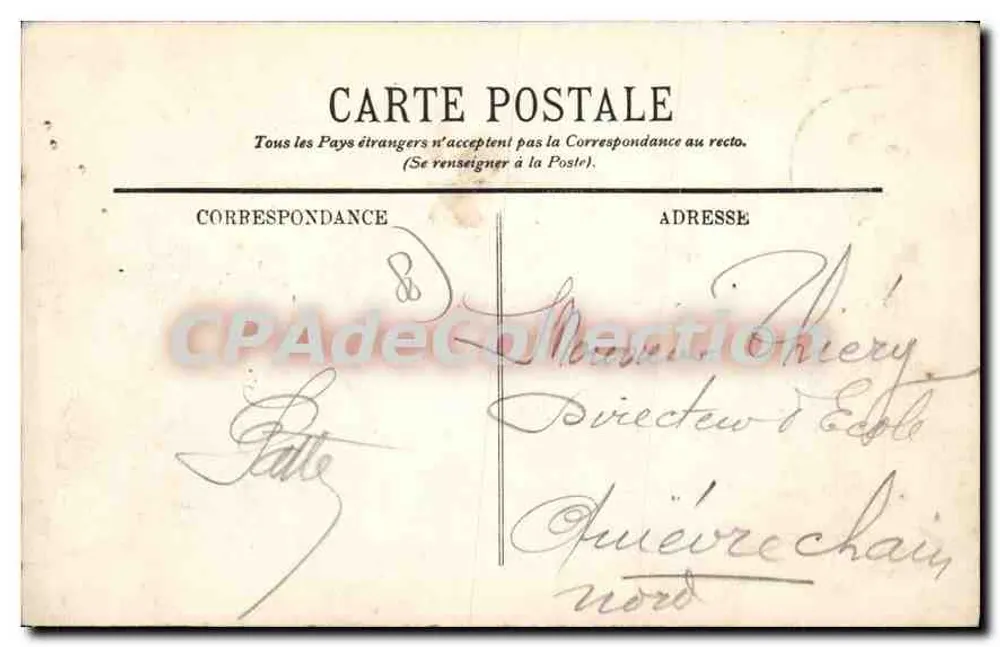 Amiens — A Estátua de Pierre l'ermite — L.L. n°26 - Verso