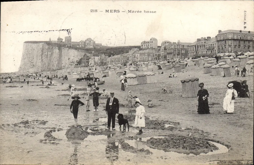 Mers — Maré baixa — Edição A. B. n° 218 - Frente